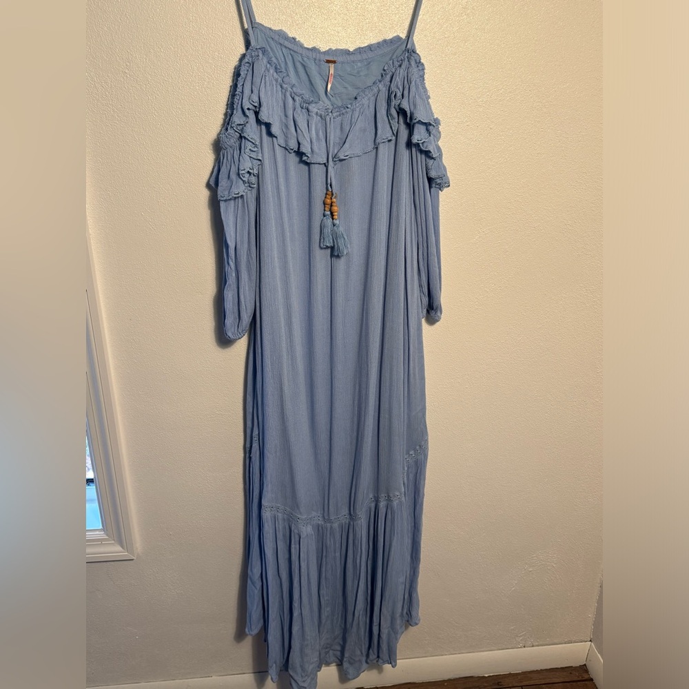 Free People Blue Maxi dress